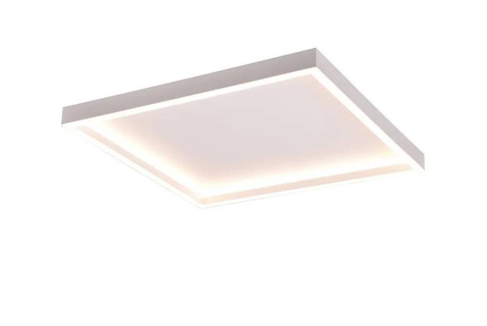 Sisustusvalaisimet^Trio Lighting LED kattovalaisin Rotonda neliö mattavalkoinen