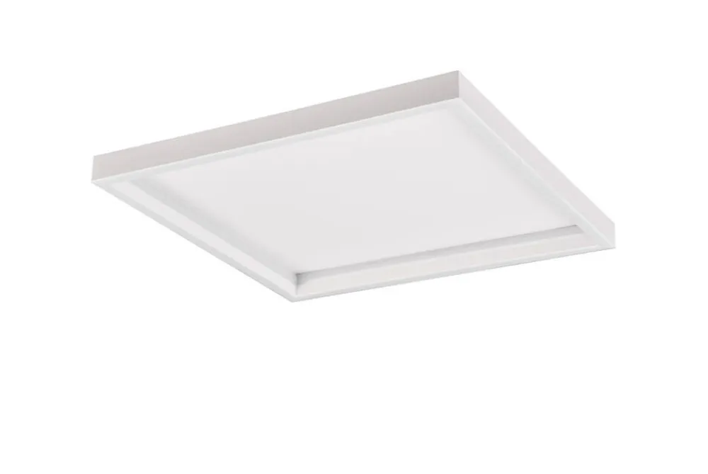 Sisustusvalaisimet^Trio Lighting LED kattovalaisin Rotonda neliö mattavalkoinen