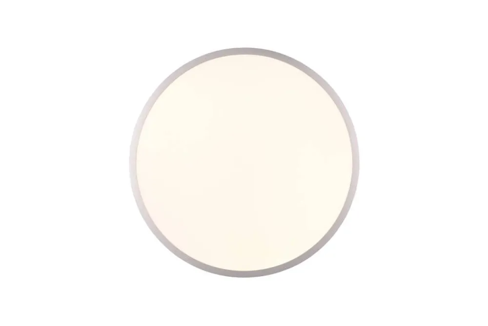Sisustusvalaisimet^Trio Lighting LED kattovalaisin Yuma 60 cm harmaa/valkoinen