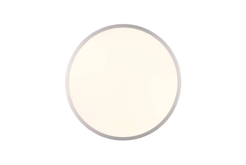 Sisustusvalaisimet^Trio Lighting LED kattovalaisin Yuma 60 cm harmaa/valkoinen