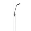 Sisustusvalaisimet^Trio Lighting LED lattiavalaisin Spock mattamusta