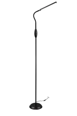Sisustusvalaisimet^Trio Lighting LED lattiavalaisin Toro musta