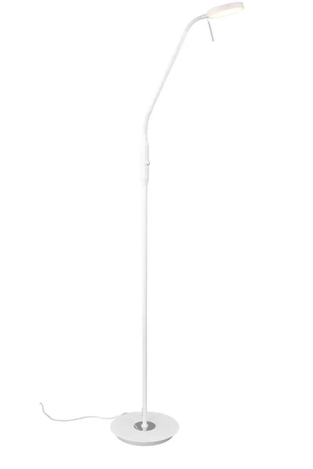 Sisustusvalaisimet^Trio Lighting LED lattiavalaisin Monza mattavalkoinen