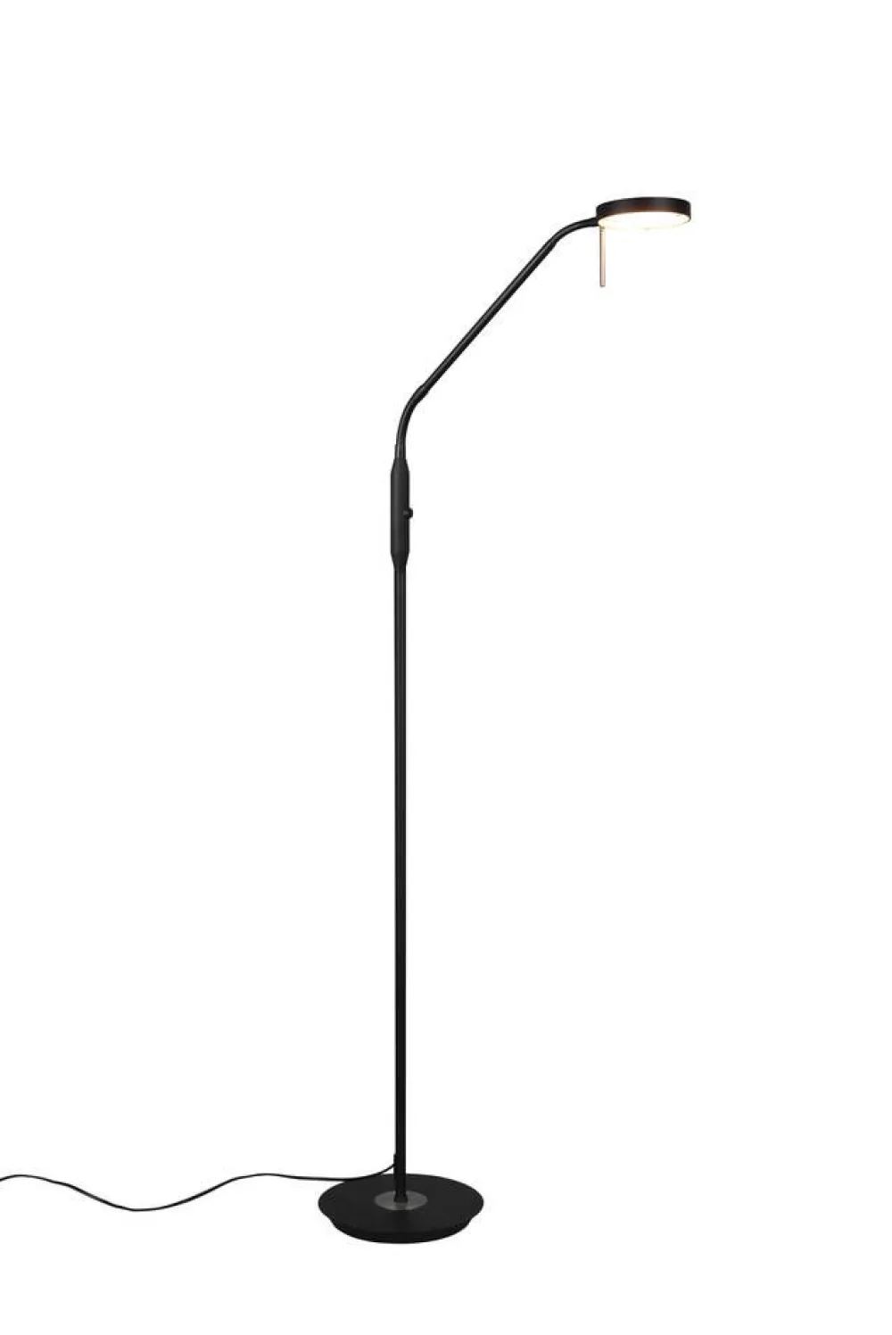 Sisustusvalaisimet^Trio Lighting LED lattiavalaisin Monza mattamusta