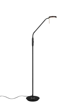 Sisustusvalaisimet^Trio Lighting LED lattiavalaisin Monza mattamusta