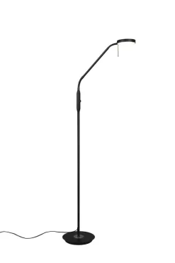 Sisustusvalaisimet^Trio Lighting LED lattiavalaisin Monza mattamusta