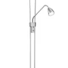 Sisustusvalaisimet^Trio Lighting LED lattiavalaisin Arizona uplighter harjattu