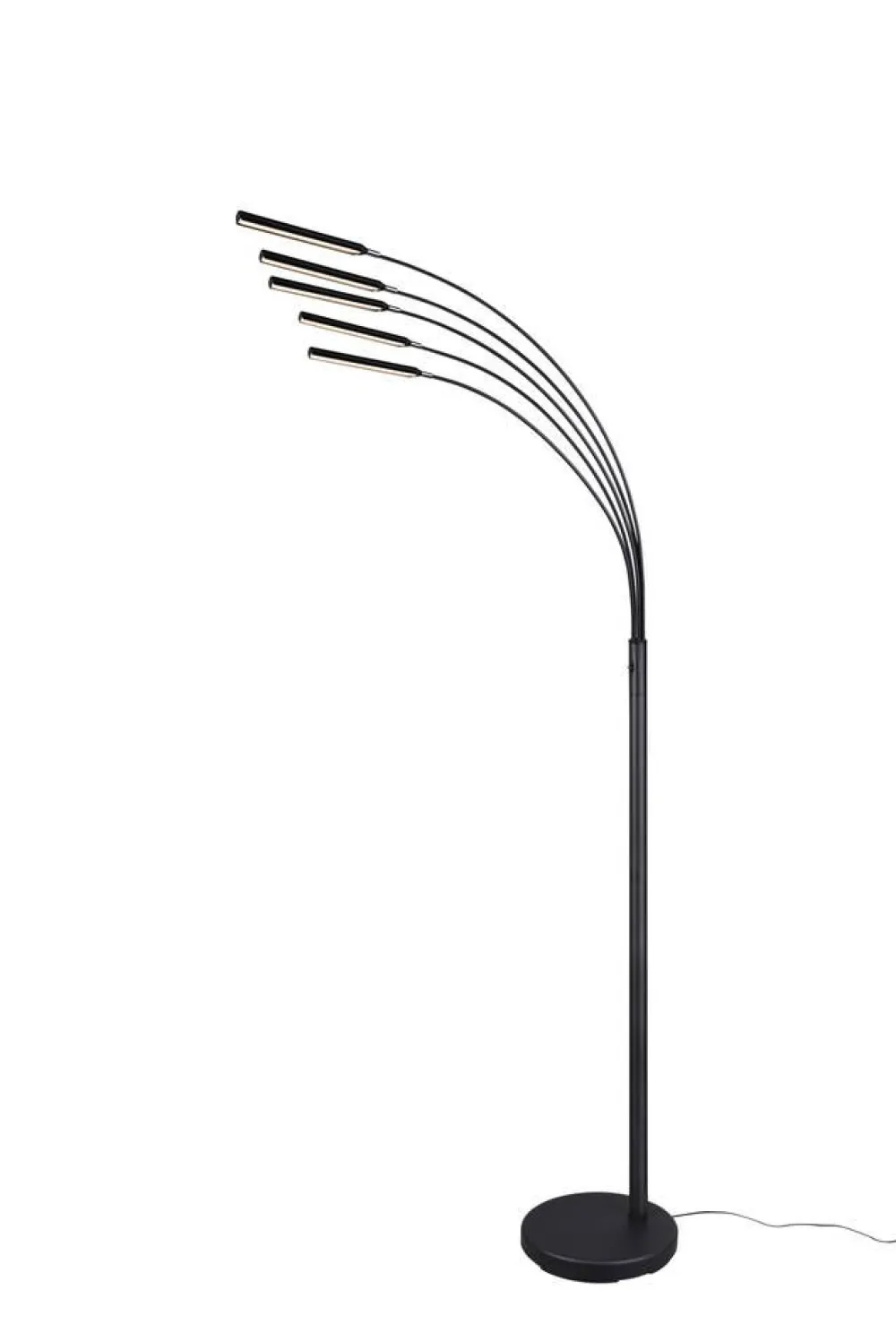 Sisustusvalaisimet^Trio Lighting LED lattiavalaisin Reed mattamusta
