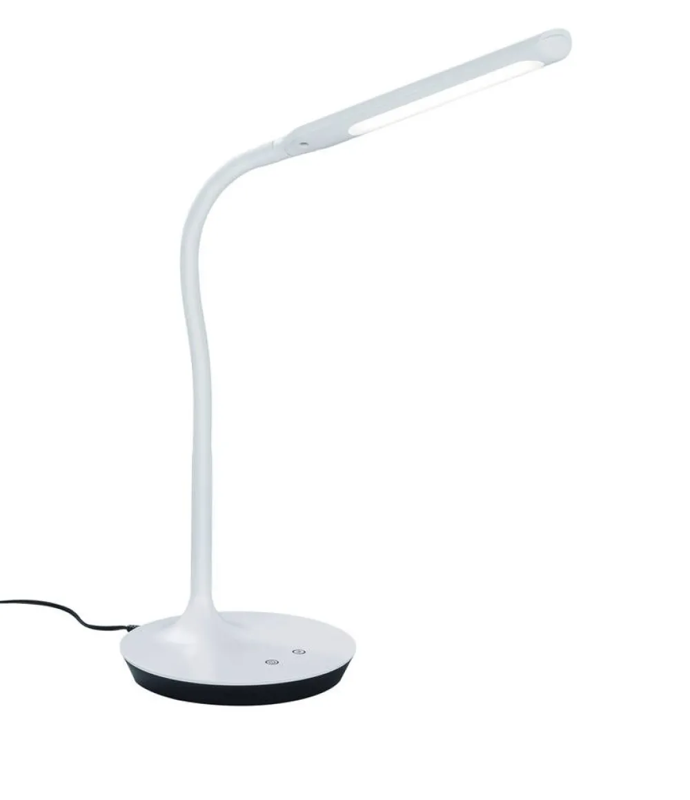 Sisustusvalaisimet^Trio Lighting LED pöytävalaisin Polo mattavalkoinen