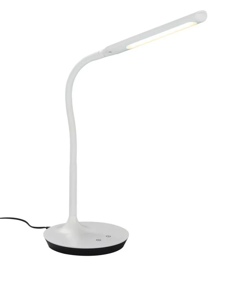 Sisustusvalaisimet^Trio Lighting LED pöytävalaisin Polo mattavalkoinen