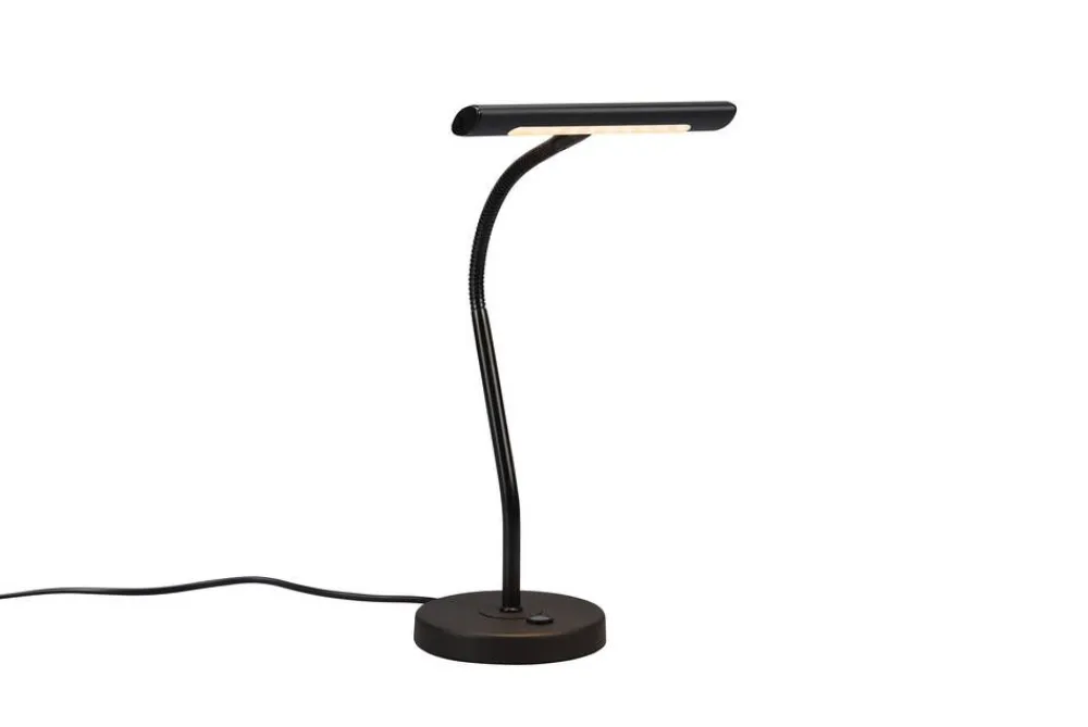 Sisustusvalaisimet^Trio Lighting LED pöytävalaisin Curtis mattamusta