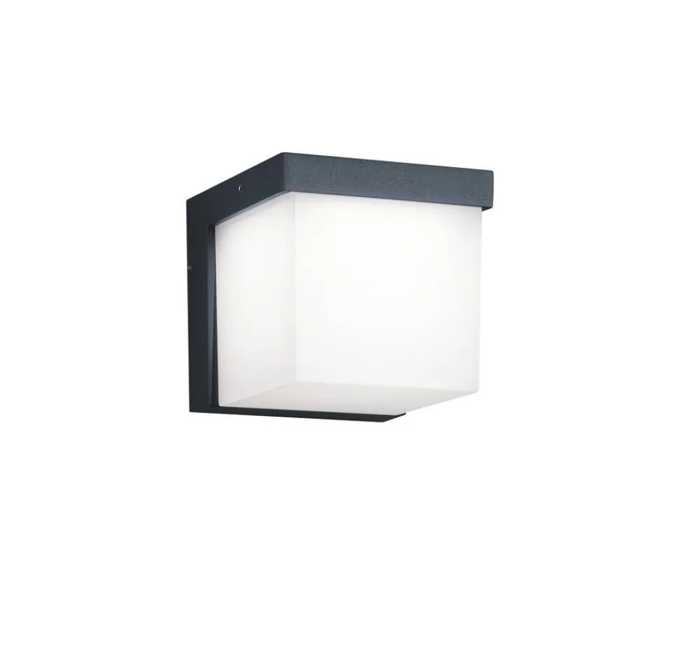 Ulkovalaisimet^Trio Lighting LED seinävalaisin Yangtze antrasiitti