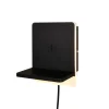 Sisustusvalaisimet^Trio Lighting LED seinävalaisin Fairfield mattamusta latausa