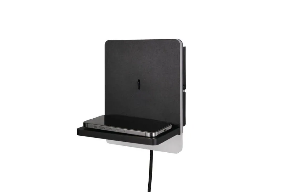 Sisustusvalaisimet^Trio Lighting LED seinävalaisin Fairfield mattamusta latausa
