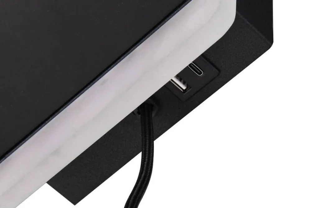 Sisustusvalaisimet^Trio Lighting LED seinävalaisin Fairfield mattamusta latausa