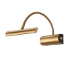 Sisustusvalaisimet^Trio Lighting LED tauluvalaisin Curtis antiikkimessinki