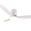 Sisustusvalaisimet^Trio Lighting LED tuuletinkattovalaisin Göteborg mattavalkoi
