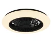 Sisustusvalaisimet^Trio Lighting LED tuuletinkattovalaisin Stralsund mattamusta