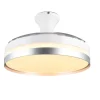 Sisustusvalaisimet^Trio Lighting LED tuuletinkattovalaisin Lindberg titaani sta
