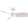 Sisustusvalaisimet^Trio Lighting LED tuuletinkattovalaisin Helsinki mattavalkoi