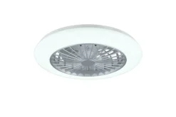 Sisustusvalaisimet^Trio Lighting LED tuuletinkattovalaisin Stralsund harmaa sta