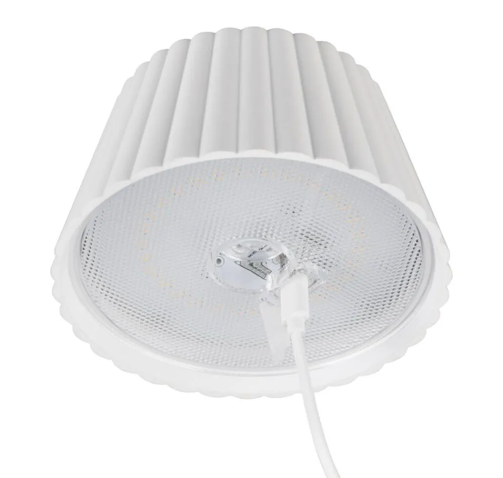 Sisustusvalaisimet^Trio Lighting LED ulkolattiavalaisin Suarez mattavalkoinen l