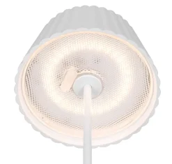 Sisustusvalaisimet^Trio Lighting LED ulkopöytävalaisin Suarez mattavalkoinen la