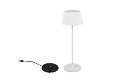 Sisustusvalaisimet^Trio Lighting LED ulkopöytävalaisin Suarez mattavalkoinen la