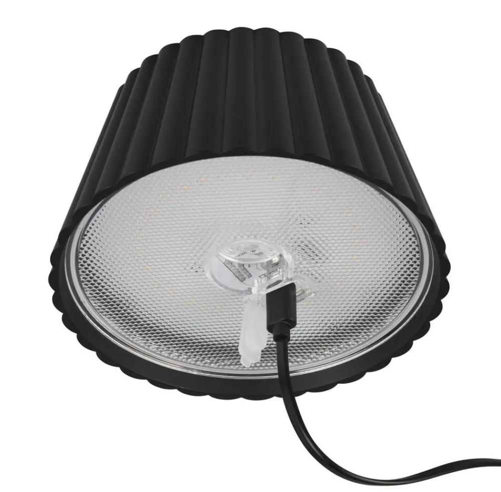 Sisustusvalaisimet^Trio Lighting LED ulkopöytävalaisin Suarez mattamusta ladatt