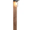 Ulkovalaisimet^Trio Lighting pylväsvalaisin Ardila 100 cm E27 puu/m.musta h