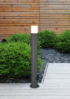 Ulkovalaisimet^Trio Lighting pylväsvalaisin Hoosic 80 cm E27 antrasiitti pi