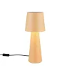 Sisustusvalaisimet^Trio Lighting pöytävalaisin Nubian E27 kellertävänruskea