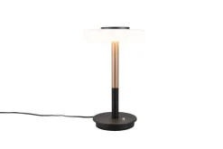 Sisustusvalaisimet^Trio Lighting pöytävalaisin Celeste LED mattamusta/valkoinen