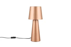 Sisustusvalaisimet^Trio Lighting pöytävalaisin Nubian E27 kahvinruskea