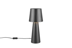 Sisustusvalaisimet^Trio Lighting pöytävalaisin Nubian E27 mattamusta