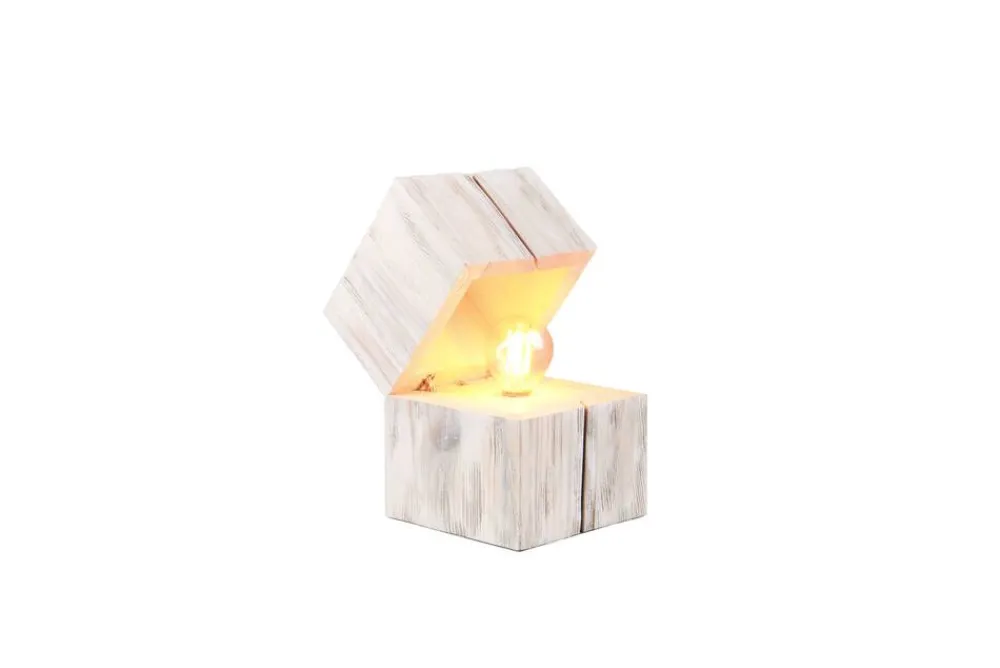 Sisustusvalaisimet^Trio Lighting pöytävalaisin Treasure E14 (sis.) valkoinen