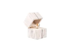 Sisustusvalaisimet^Trio Lighting pöytävalaisin Treasure E14 (sis.) valkoinen