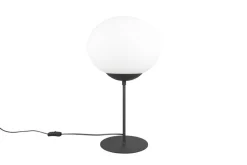 Sisustusvalaisimet^Trio Lighting pöytävalaisin Fomento E27 mattamusta/valkoinen