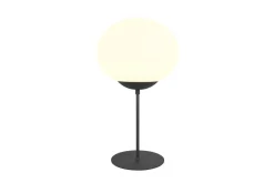 Sisustusvalaisimet^Trio Lighting pöytävalaisin Fomento E27 mattamusta/valkoinen