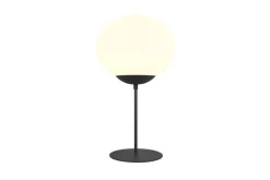 Sisustusvalaisimet^Trio Lighting pöytävalaisin Fomento E27 mattamusta/valkoinen