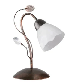 Sisustusvalaisimet^Trio Lighting pöytävalaisin Traditio E14 rustiikki