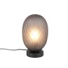 Sisustusvalaisimet^Trio Lighting pöytävalaisin Facette E27 mattamusta/savu
