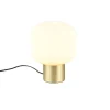 Sisustusvalaisimet^Trio Lighting pöytävalaisin Diva E27 mattamessinki/valkoinen