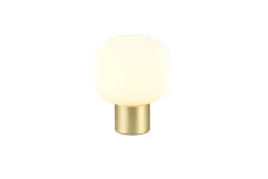 Sisustusvalaisimet^Trio Lighting pöytävalaisin Diva E27 mattamessinki/valkoinen