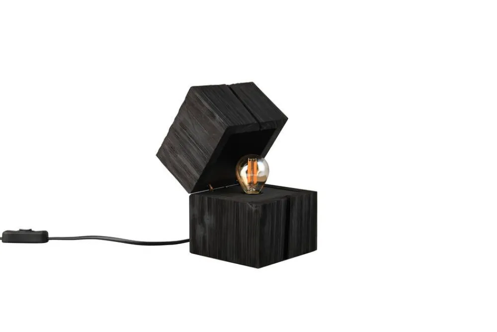 Sisustusvalaisimet^Trio Lighting pöytävalaisin Treasure E14 (sis.) musta