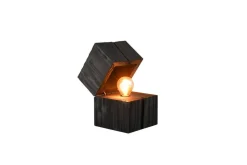Sisustusvalaisimet^Trio Lighting pöytävalaisin Treasure E14 (sis.) musta