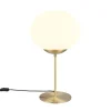 Sisustusvalaisimet^Trio Lighting pöytävalaisin Fomento E27 mattamessinki/valkoi