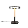 Sisustusvalaisimet^Trio Lighting pöytävalaisin Celeste LED mattamusta/kromattu/