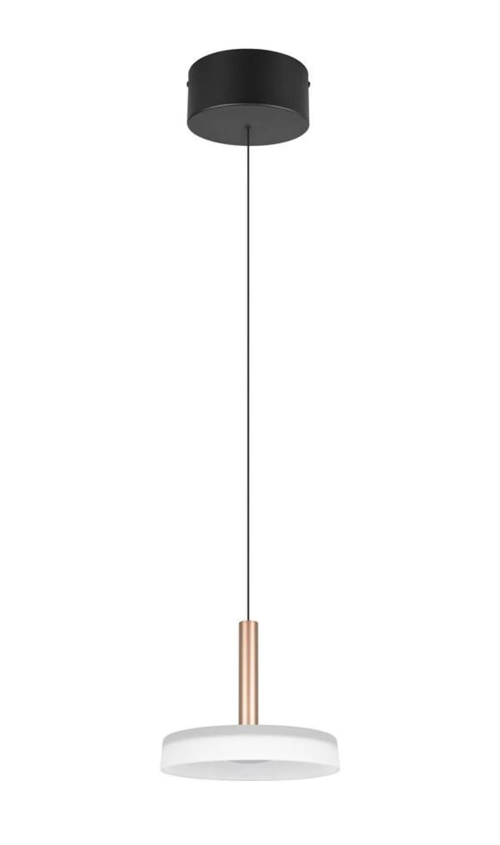 Sisustusvalaisimet^Trio Lighting riippuvalaisin Celeste LED 1-os kahvinruskea