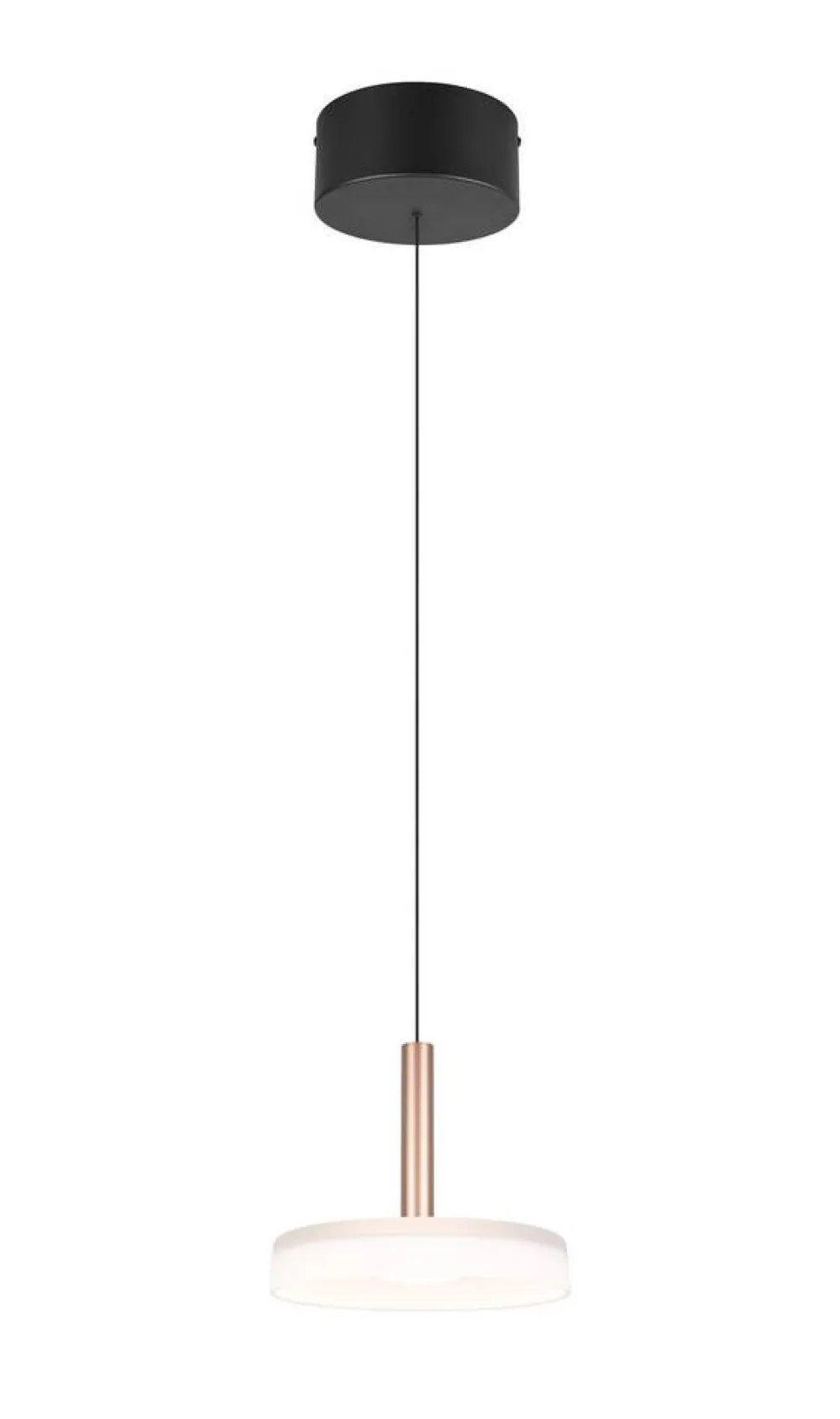 Sisustusvalaisimet^Trio Lighting riippuvalaisin Celeste LED 1-os kahvinruskea